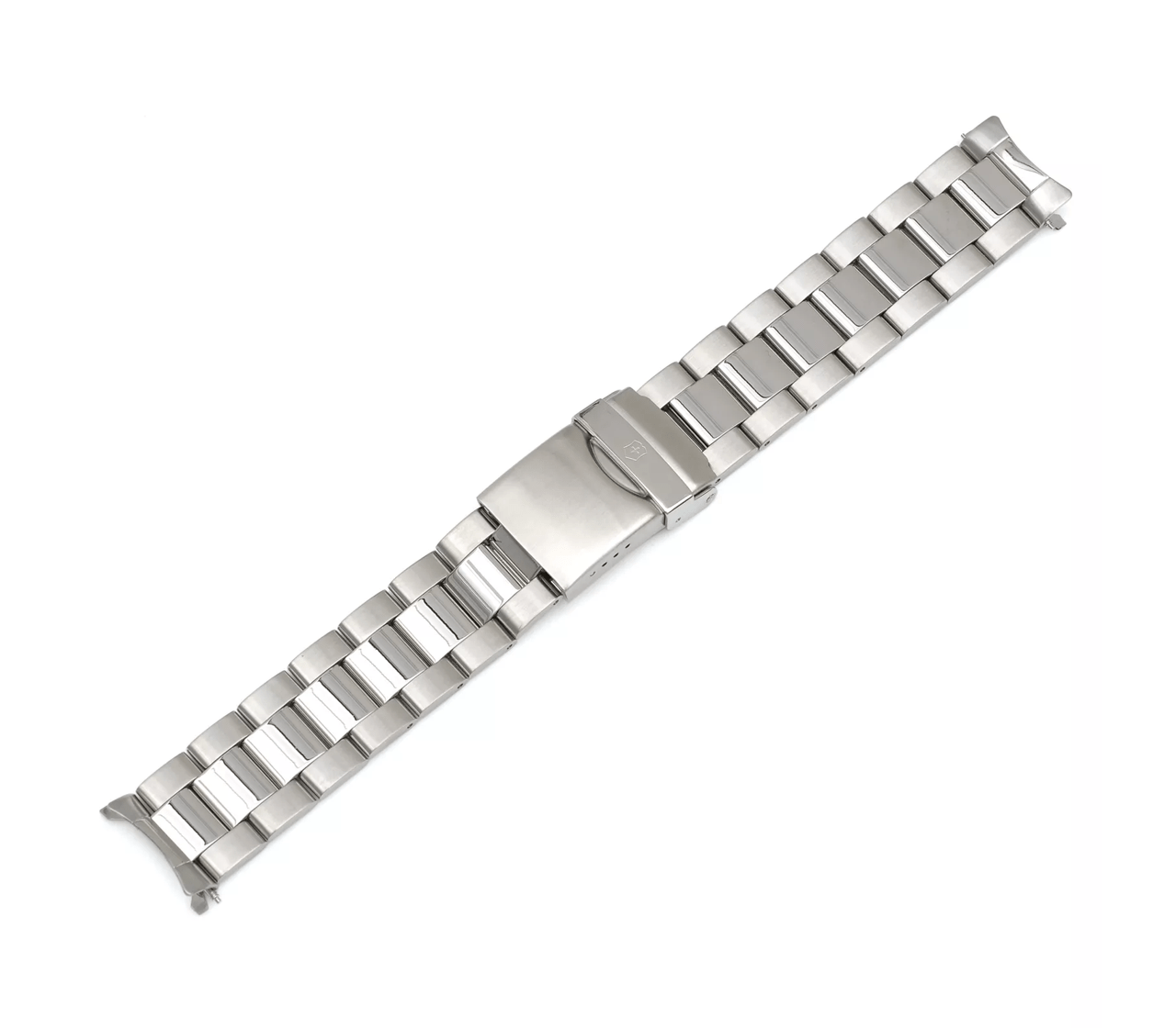 S/s bracelet w/diver's clasp and endpieces, Field L - null