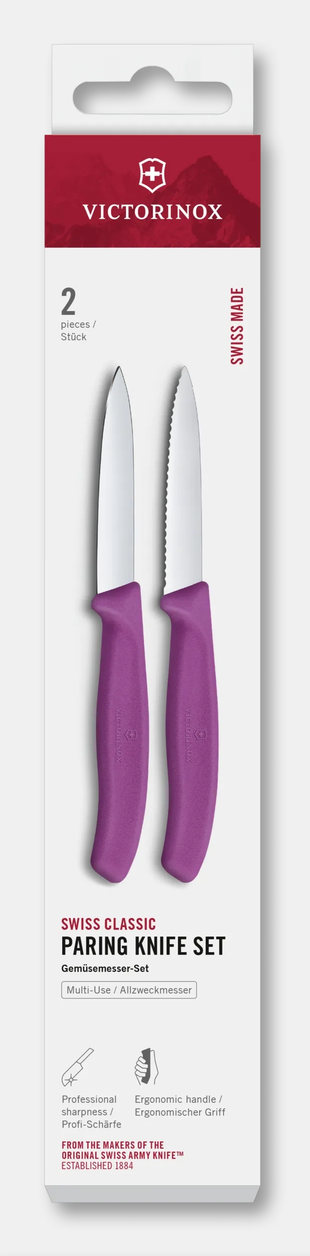 Swiss Classic Paring Knife Set, 2 Pieces - 6.7695.2C1