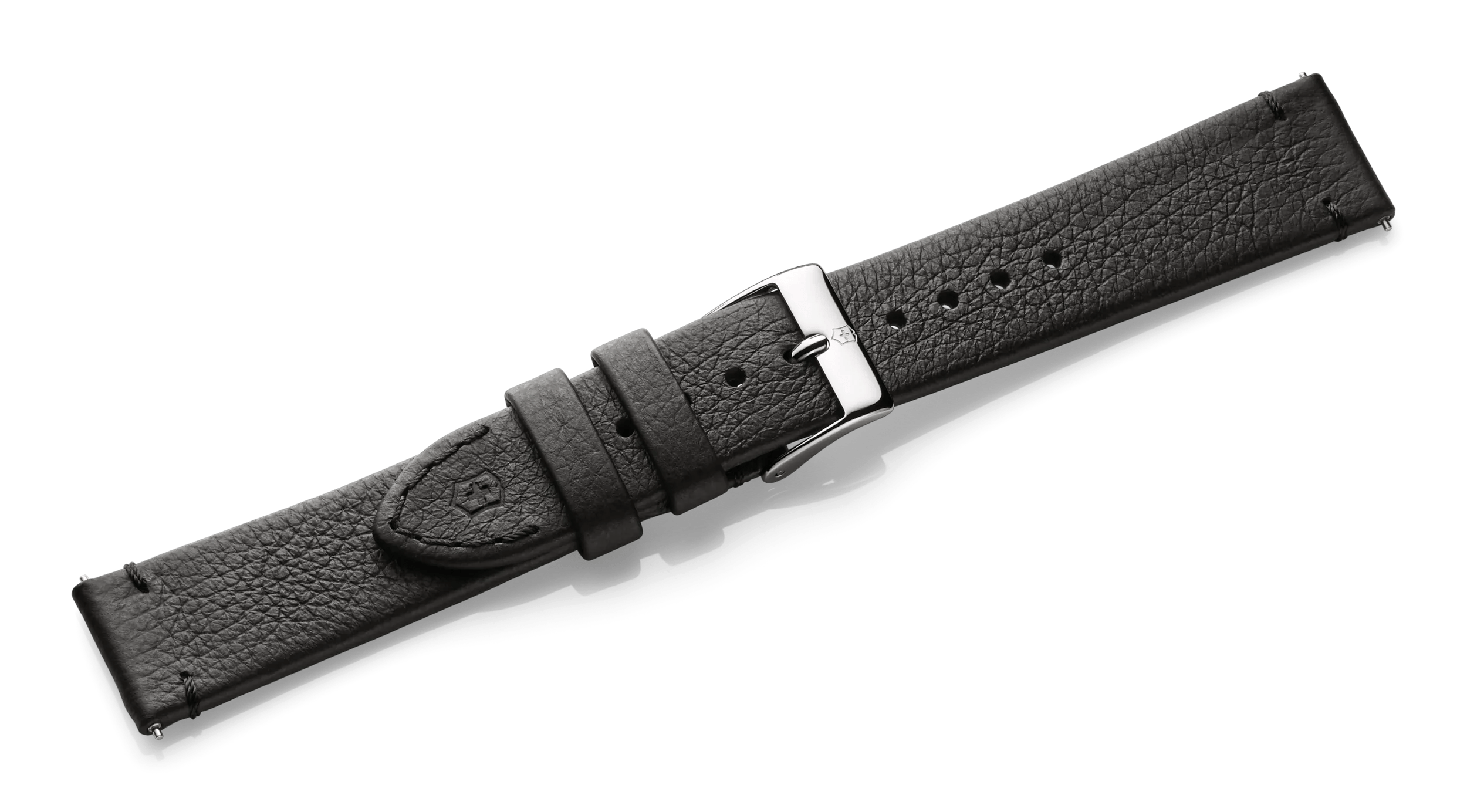 Black leather strap with buckle-005394