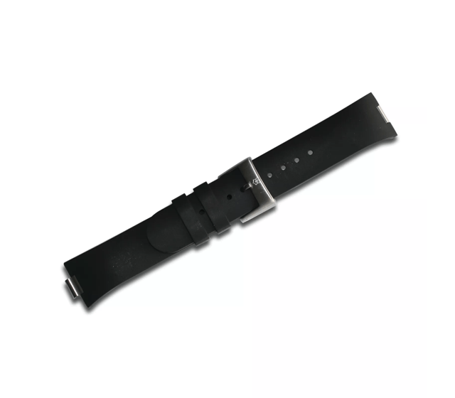 Summit XLT Large - Black Rubber Strap with buckle - 9.05 mm-004415