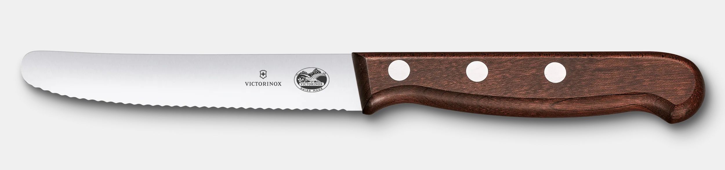 Wood Tomato and Table Knife