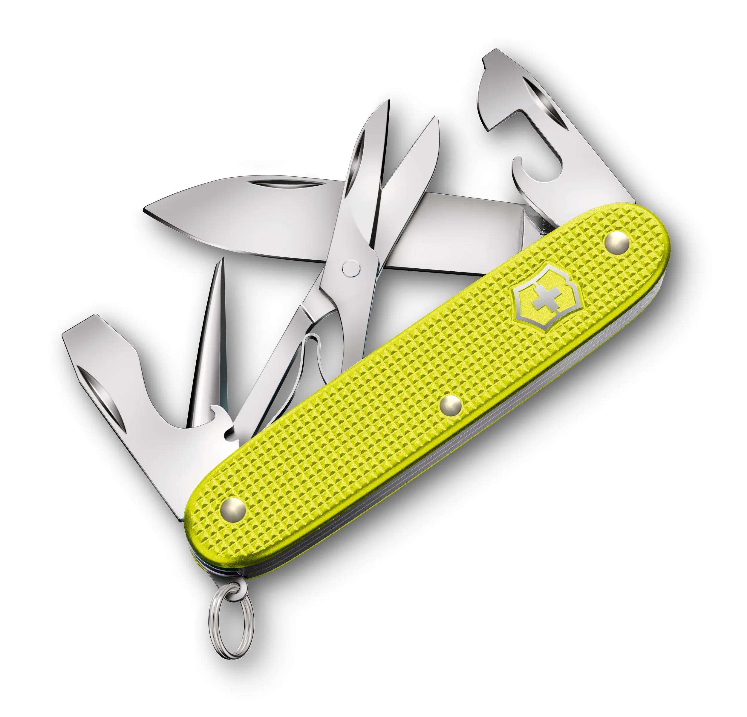 Yellow victorinox knife sale